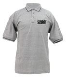 Security Polo Shirt with Woven Security Sleeves and Collars