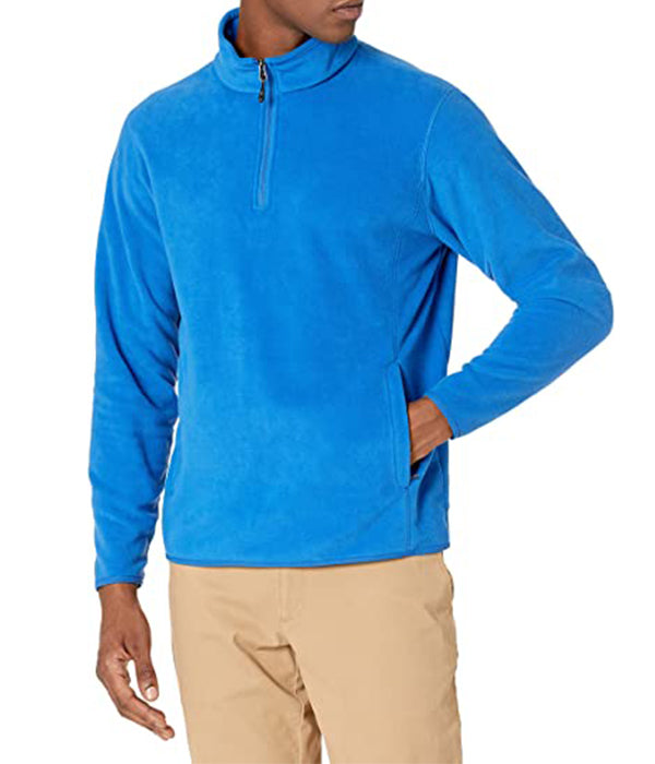 Men's Quarter-Zip Polar Fleece Jacket