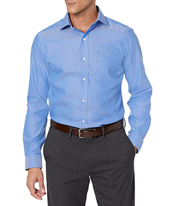 Buttoned Down Men's Solid Dress Shirt
