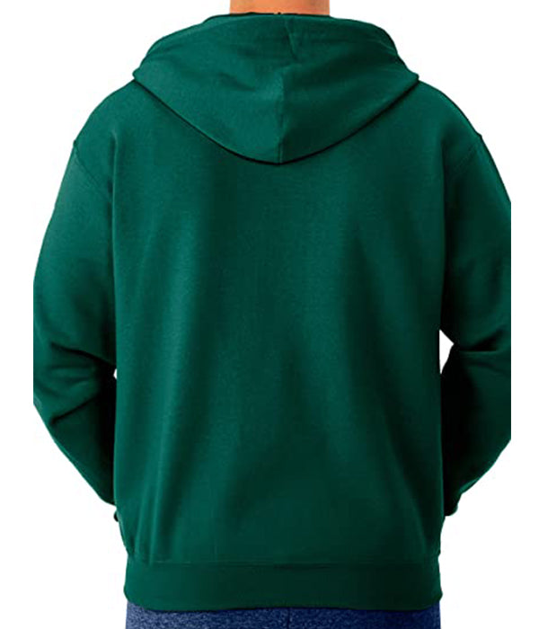 Men's Forest Green Fleece Hoodies & Sweatshirts
