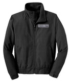 Security Guard Charger black Jacket With Reflective Logo lightweight fleece Uniform