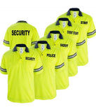Wholesale Security Hi-Visibility POLO Shirt with ID Customized Plus sizes polo shirts