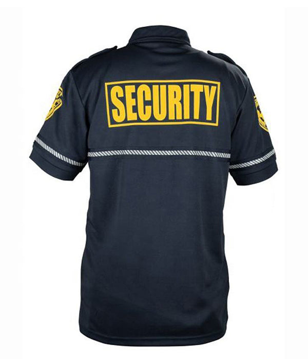 Wholesale Custom Security Polo Reflective Design Performance Polo