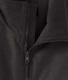Security Guard Charger black Jacket With Reflective Logo lightweight fleece Uniform