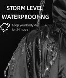 Wholesale Custom Long Hooded Raincoat Safety Waterproof Security Rain Jacket