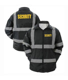 Wholesale Men's work wear coat with Reflective high visibility Security Jacket