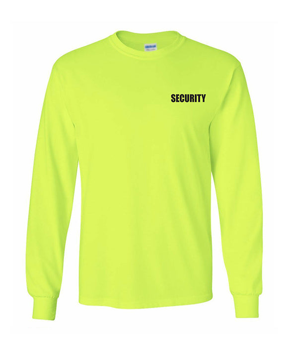Security Uniform Cotton Long Sleeve T-Shirt