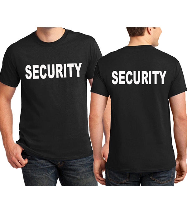 Security T-Shirt Printed Short Sleeve