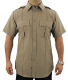 First Class 100% Polyester Short Sleeve Men's Uniform Shirt