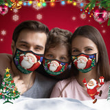 Christmas New Year Gift Face Masks for Adults Women Cotton