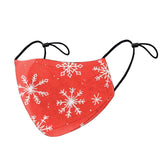 Hot Selling Xmas Face Christmas Cute Printed Design Mask 8 PCS