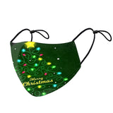 Hot Selling Xmas Face Christmas Cute Printed Design Mask 8 PCS